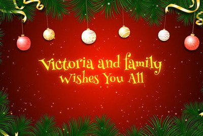 圣诞节日问候祝福视频PR模板