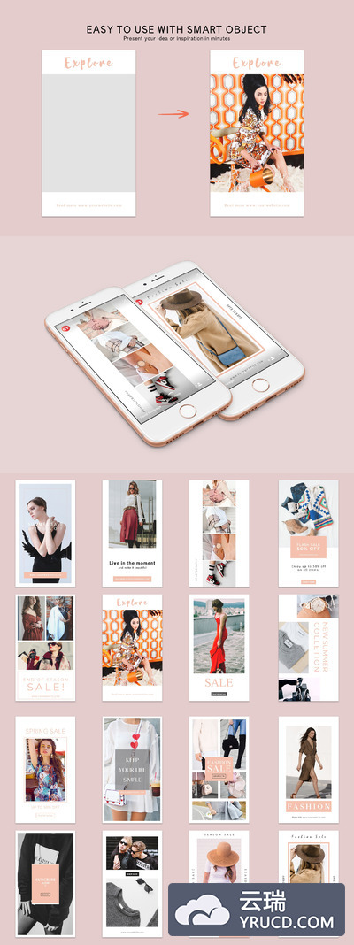 社交图片模板30 Instagram Stories Templates