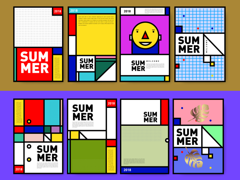 20个孟菲斯风格海报