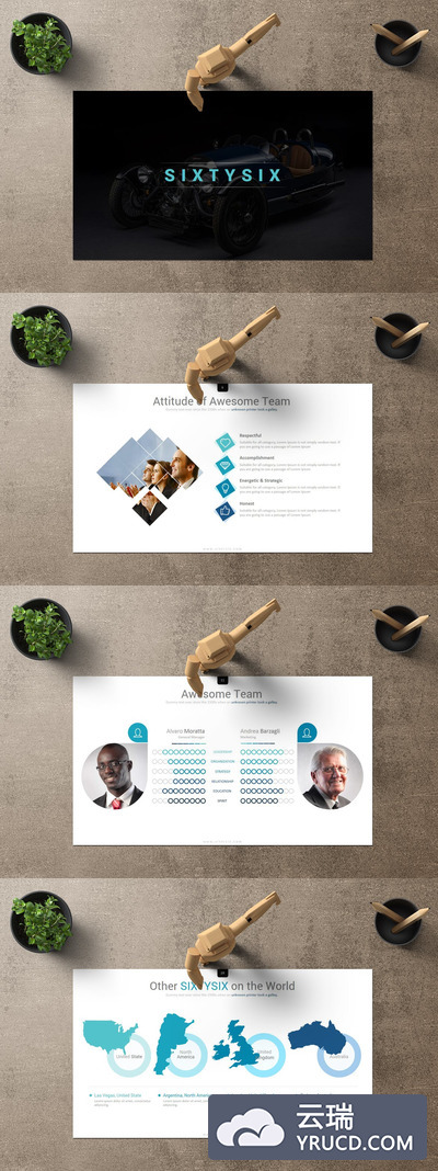 商业计划书PPT极简主义模板下载[PPTX]