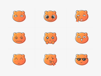 小熊表情包-sketch