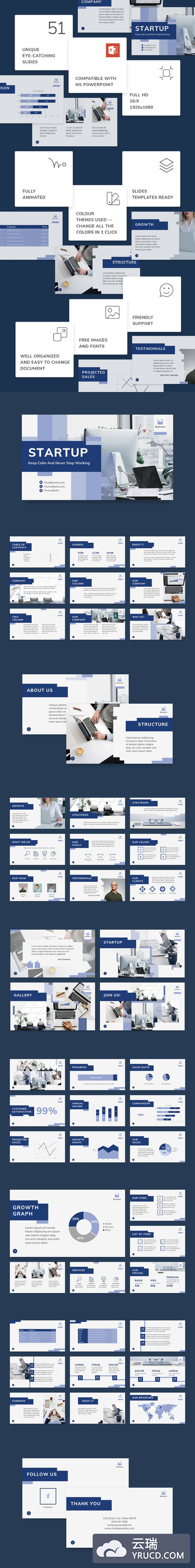 高端的商业计划书模板PPT下载[PPTX]