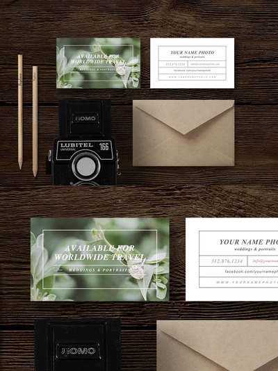 商业设计名片模板 Boutique Business Card Design