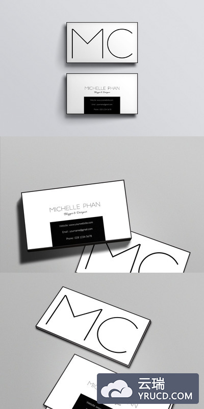 现代商业名片模板 Modern business card template