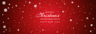 圣诞节元素背景 Christmas website banner with decorations snowflakes Vector