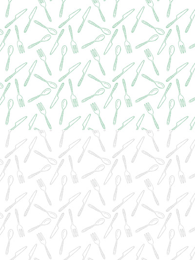 餐具背景图案纹理 Cutlery Pattern