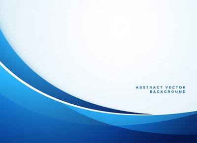 抽象科技背景 Abstract blue wavy business style background Vector