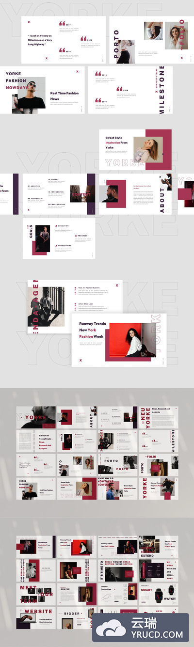 时尚个人PPT模板下载[PPTX]