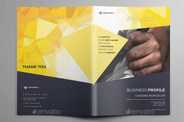 现代设计风格的公司企业简介宣传册模板