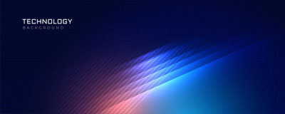 酷炫蓝色灯光背景 Stylish blue technology lights background Vector