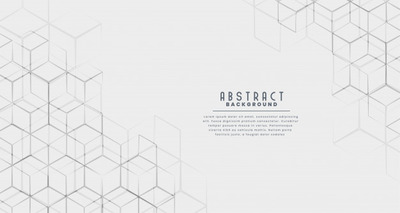 时尚六边形科技背景 Stylish hexagonal line abstract background Vector