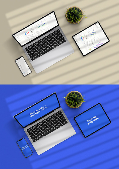 响应式网页合集素材下载[PSD]