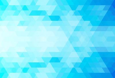 抽象蓝色渐变多边形背景 Abstract blue triangle shapes background Vector