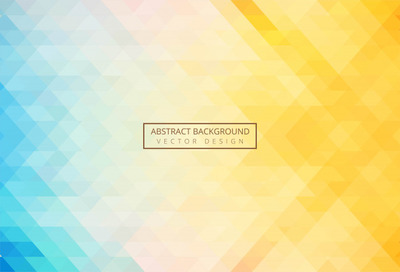 抽象技术背景图片 Abstract triangle pattern colorful background Vector