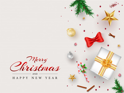 圣诞广告装饰元素