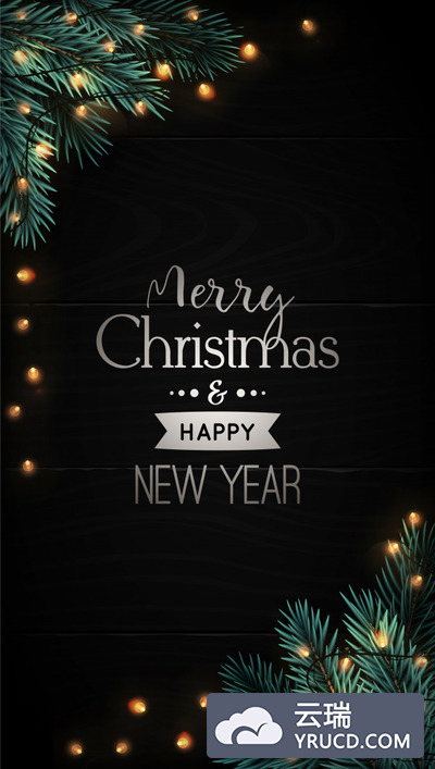 圣诞节广告设计元素海报模板