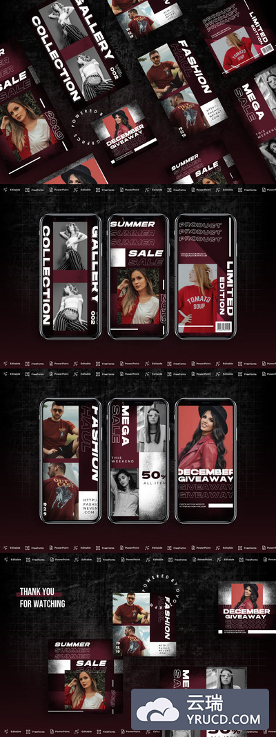 手机版的社交媒体PPT模板[PPTX]