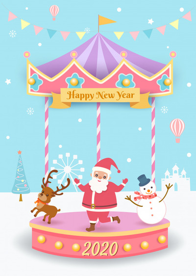 圣诞老人卡通插画