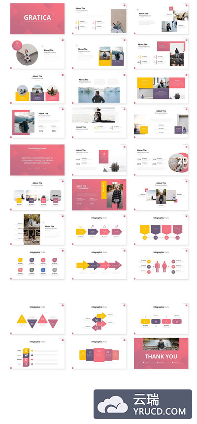 时尚的PPT模板下载[PPTX]