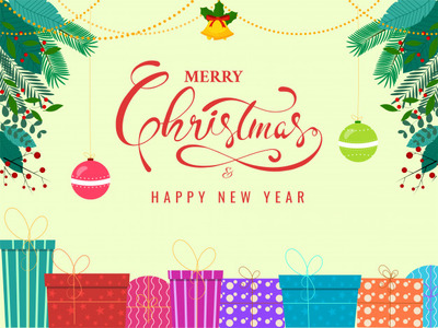 卡通圣诞装饰元素