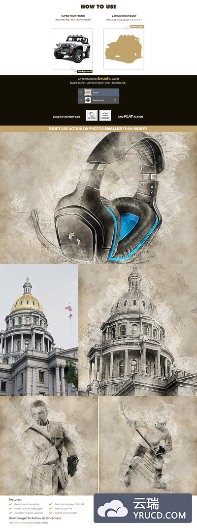 复古的PS动作下载[Atn]