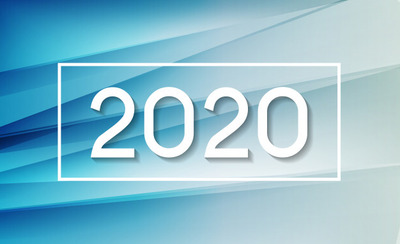 时尚2020新年字体元素