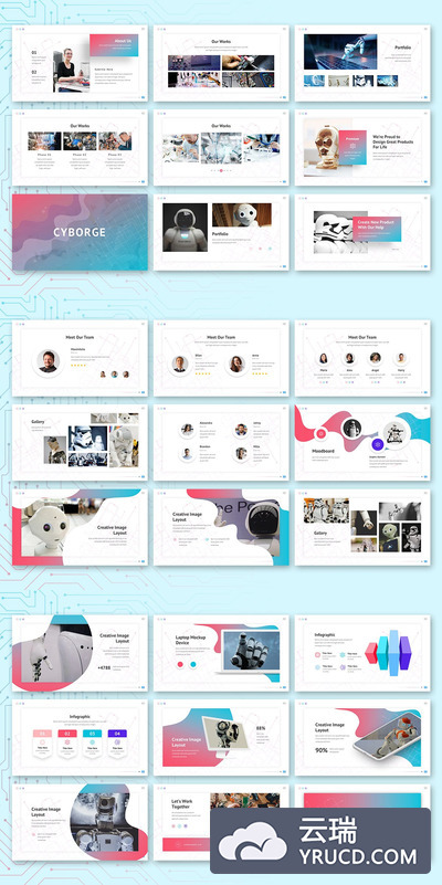 优雅的PPT模板下载[PPTX]