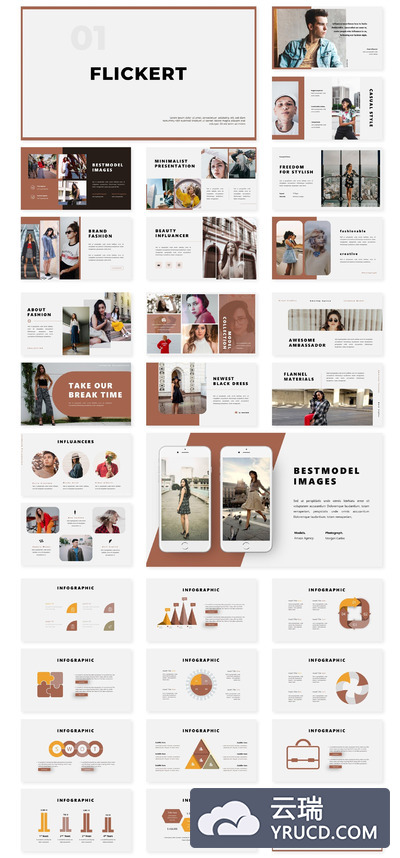 个人商业PPT模板下载[PPTX]