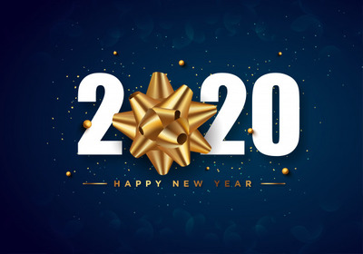 现代2020新年设计元素