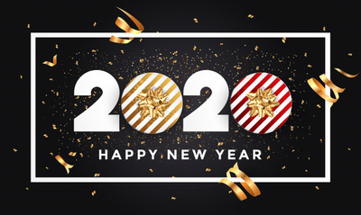 2020新年创意广告字体