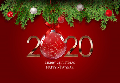 2020圣诞新年广告创意素材
