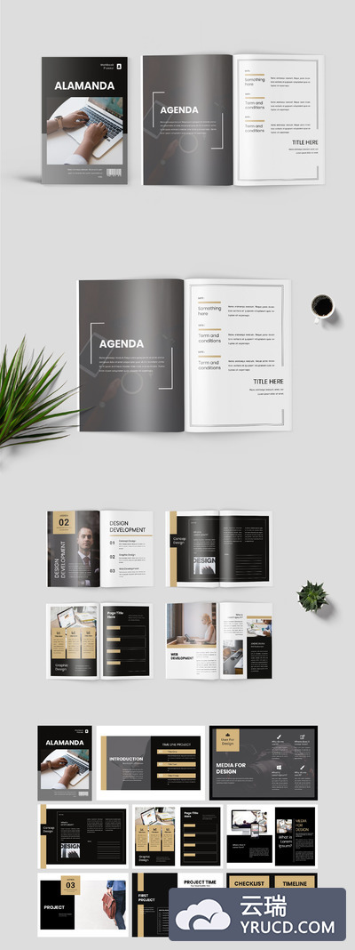 个人简历工作计划模板下载[AI,indd]