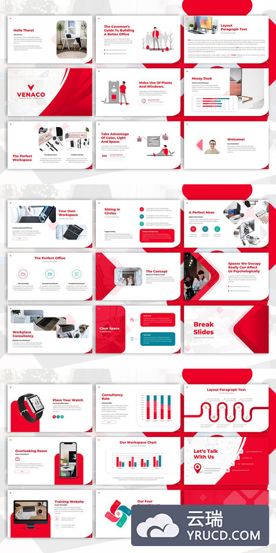 优雅时尚的PPT模板下载[PPTX]