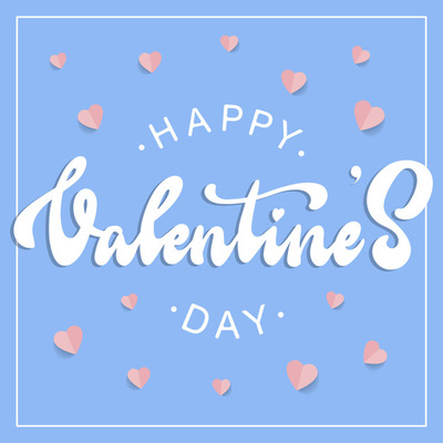 可爱的情人节引语字体素材