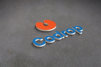 简单易用的 3D Logo 设计展示样机[PSD]