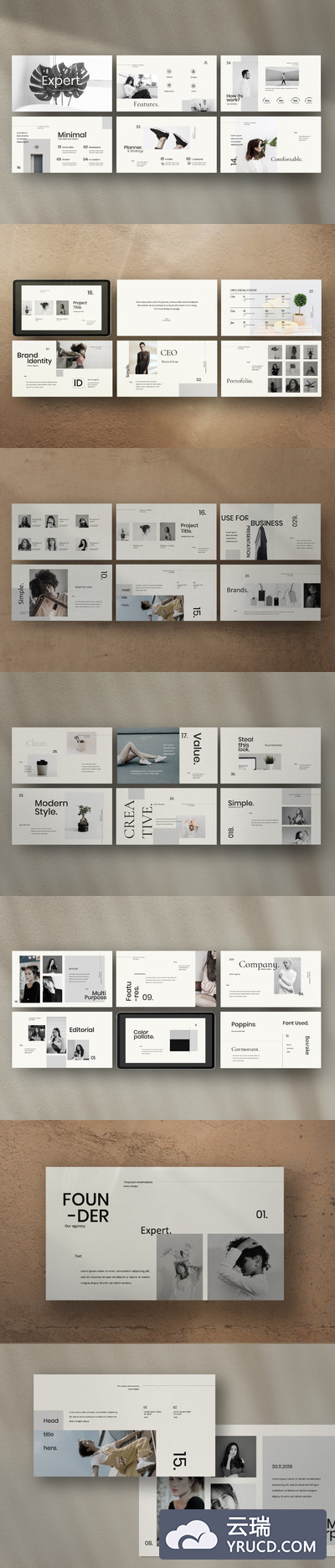 专业极简主义PPT模板[PPTX]