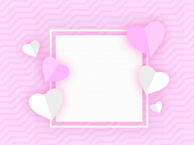 剪纸心形装饰素材