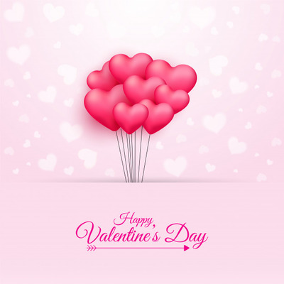 情人节书法字体装饰素材