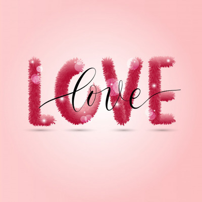 粉色假日卡片插图