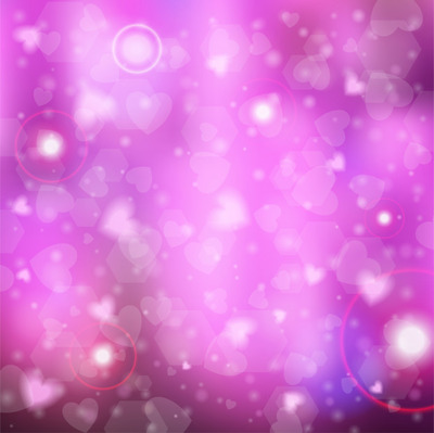紫色梦幻情人节背景素材