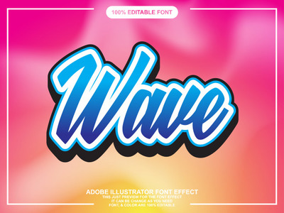 现代海报AI特效字体