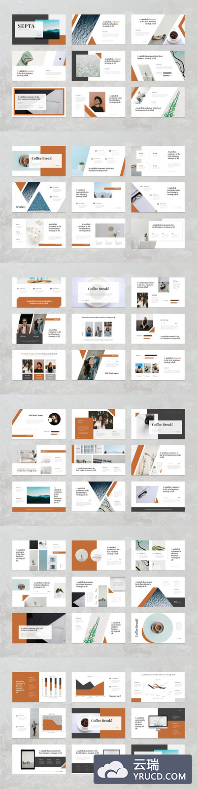 创意工作室摄影工作室必备PPT模板