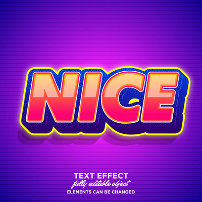 现代粗体AI字体效果