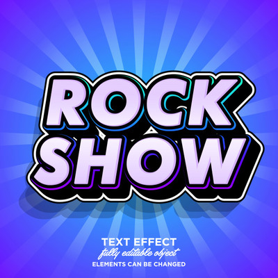 现代音乐显示特效字体