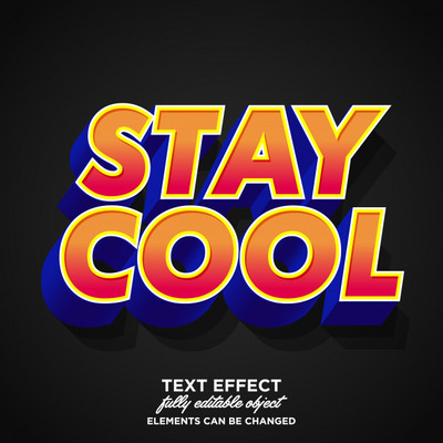 酷酷青年风格特效字体