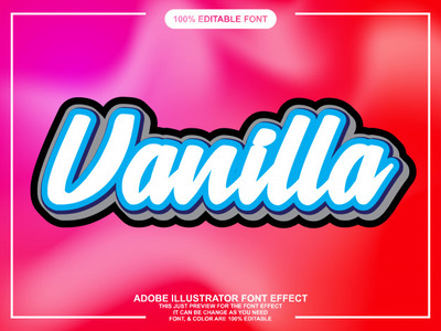 现代简单的广告特效字体