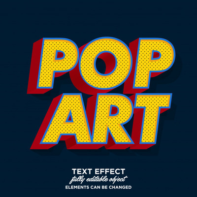 圆点艺术风格AI图层样式