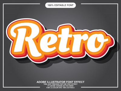 经典广告特效字体