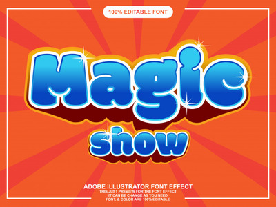 趣味魔术特效字体