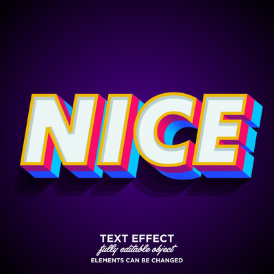 强烈丰富的特效字体